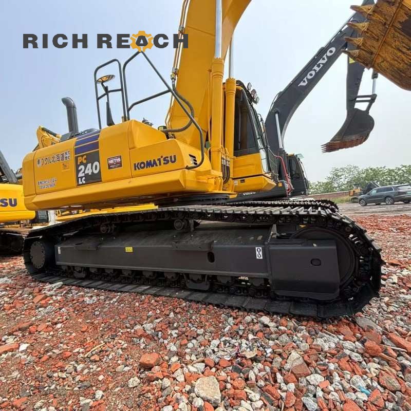 Bucket attachment of a 2018 Komatsu PC240LC excavator, $34,722